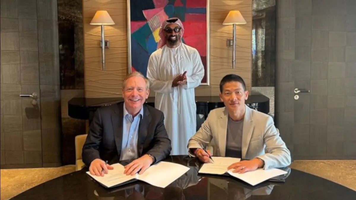 G42 y Microsoft firmaron un acuerdo de inversión en 2024. G42 y Microsoft firmaron un acuerdo de inversión en 2024.