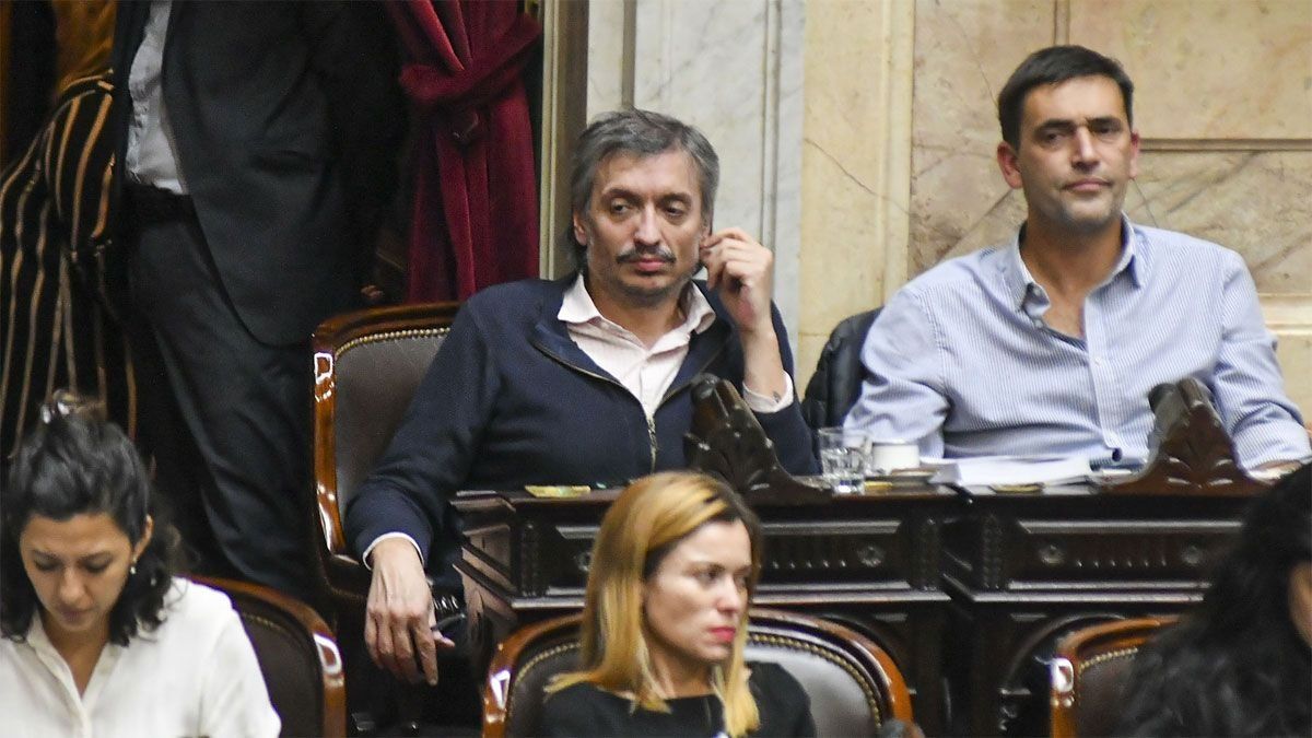 Máximo Kirchner, diputado de la oposición (Unión por la Patria).&nbsp;