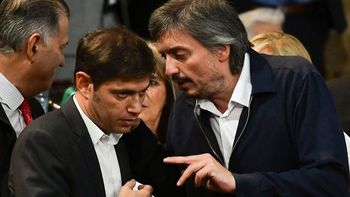Axel Kicillof y Máximo Kirchner. Axel Kicillof y Máximo Kirchner.