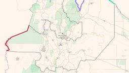 Claramente se observa la linea de riesgo que sufre la provincia Claramente se observa la linea de riesgo que sufre la provincia