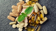Imagen de suplementos dietarios. Imagen de suplementos dietarios.