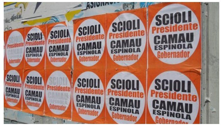 ‘Camau’ no desmiente los carteles, pero Scioli tendría otro candidato