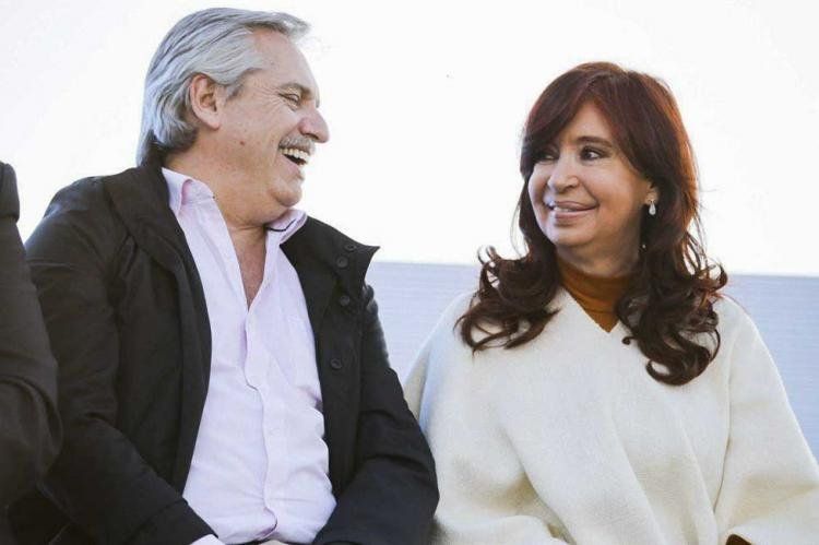 Alberto y CFK en una foto de archivo (NA).