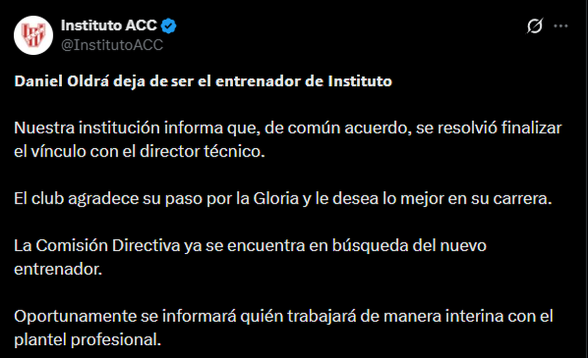 Instituto, vía X Instituto, vía X