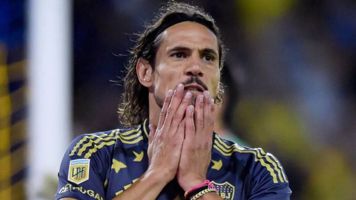 Edinson Cavani será baja en Boca. Sus posibles reemplazos en esta nota.