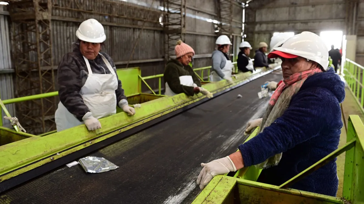 La planta recicladora de basura de Santa Fe La planta recicladora de basura de Santa Fe