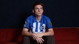 Valentín Barco tuvo su primer entrenamiento en el Brighton