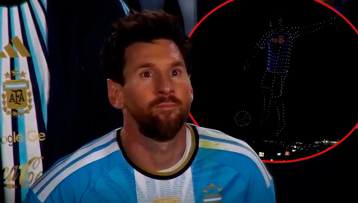 Los drones no le hicieron justicia a la carrera de Lionel Messi.