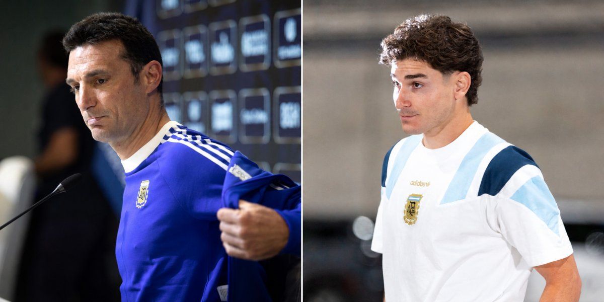 Lionel Scaloni y Julián Álvarez quedaron en el centro de una charla interna de la Selección Argentina tras la frase de salida del delantero.