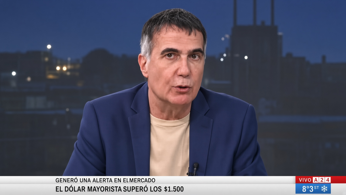 Antonio Laje cuestionó a quienes generan un clima negativo alrededor de Javier Milei. Foto: A24 Antonio Laje cuestionó a quienes generan un clima negativo alrededor de Javier Milei. Foto: A24