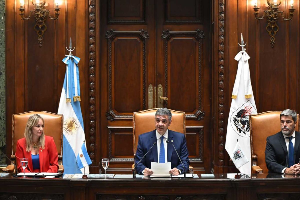 El jefe de gobierno de la ciudad de Buenos Aires, Jorge Macri abrió las sesiones legislativas con un llamado al orden, la austeridad y un ambicioso plan de movilidad, FOTO GCBA/NA El jefe de gobierno de la ciudad de Buenos Aires, Jorge Macri abrió las sesiones legislativas con un llamado al orden, la austeridad y un ambicioso plan de movilidad, FOTO GCBA/NA
