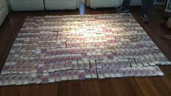 La Policia difundió imágenes del allanamiento