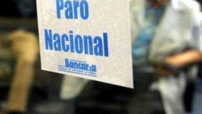 Confirmado el paro nacional en los bancos, en semana corta