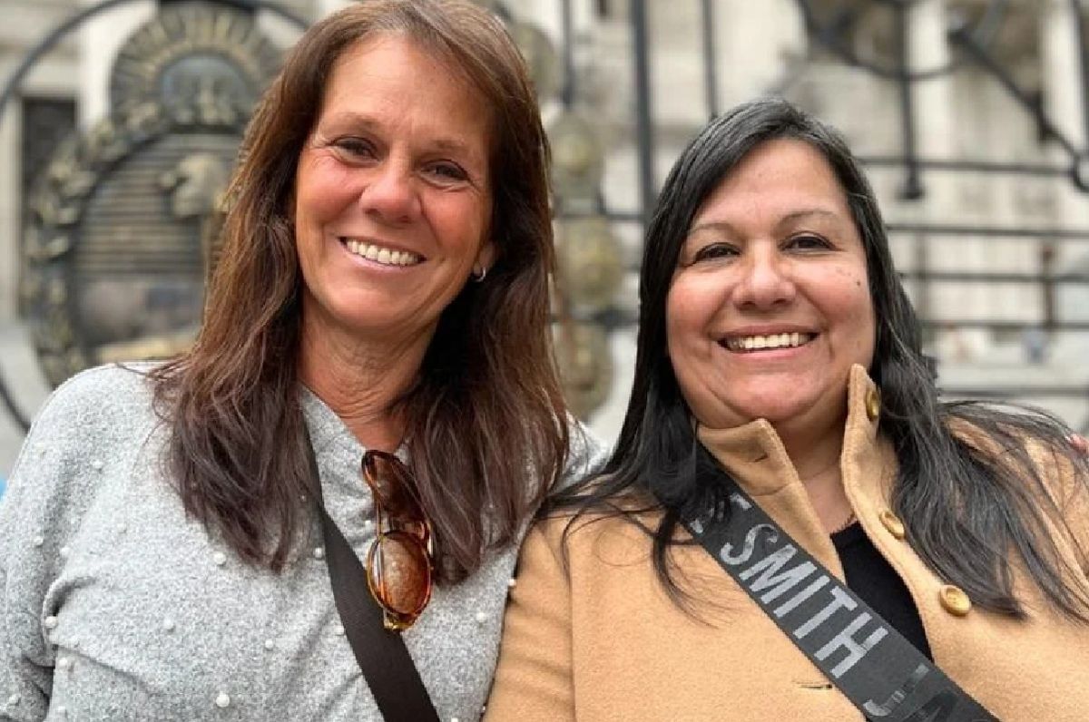Marina Charpentier junto a Stella Maurig, fundadora de la ONG Marina Charpentier junto a Stella Maurig, fundadora de la ONG