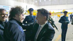 Gabriel Bornroni y Javier Milei.  Gabriel Bornroni y Javier Milei.