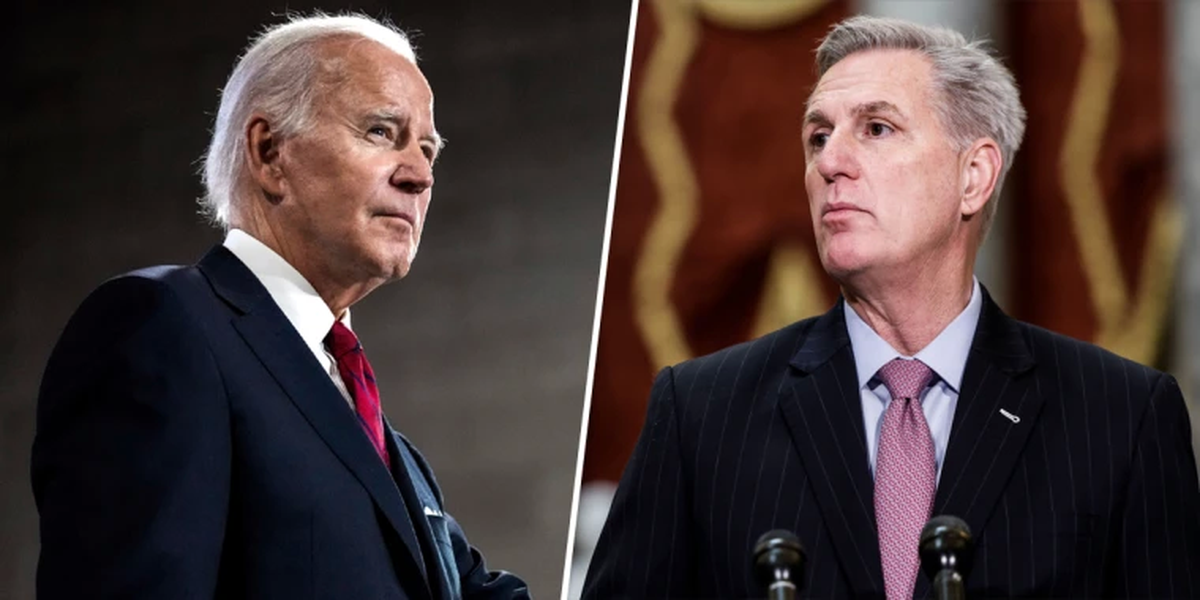 Joe Biden y Kevin McCarty actores de la vida democrática de USA Joe Biden y Kevin McCarty actores de la vida democrática de USA