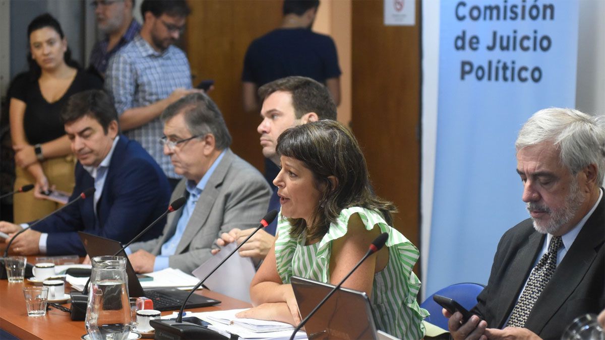 Autoridades de la Comisión de Juicio Político de la Cámara de Diputados.