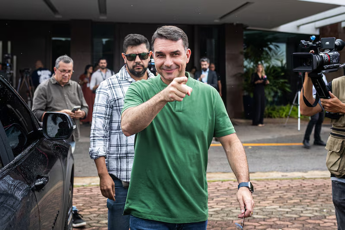 Vínculos de Flavio Bolsonaro con exCEO de Banco Master sacuden su carrera presidencial en Brasil. Flavio Bolsonaro. FOTO: Arthur Menescal/Bl/Arthur Menescal) Vínculos de Flavio Bolsonaro con exCEO de Banco Master sacuden su carrera presidencial en Brasil. Flavio Bolsonaro. FOTO: Arthur Menescal/Bl/Arthur Menescal)
