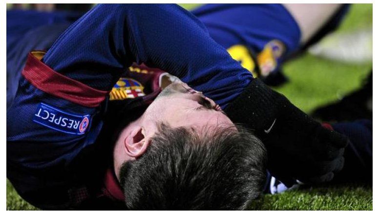 Lo de Messi fue sólo una contusión