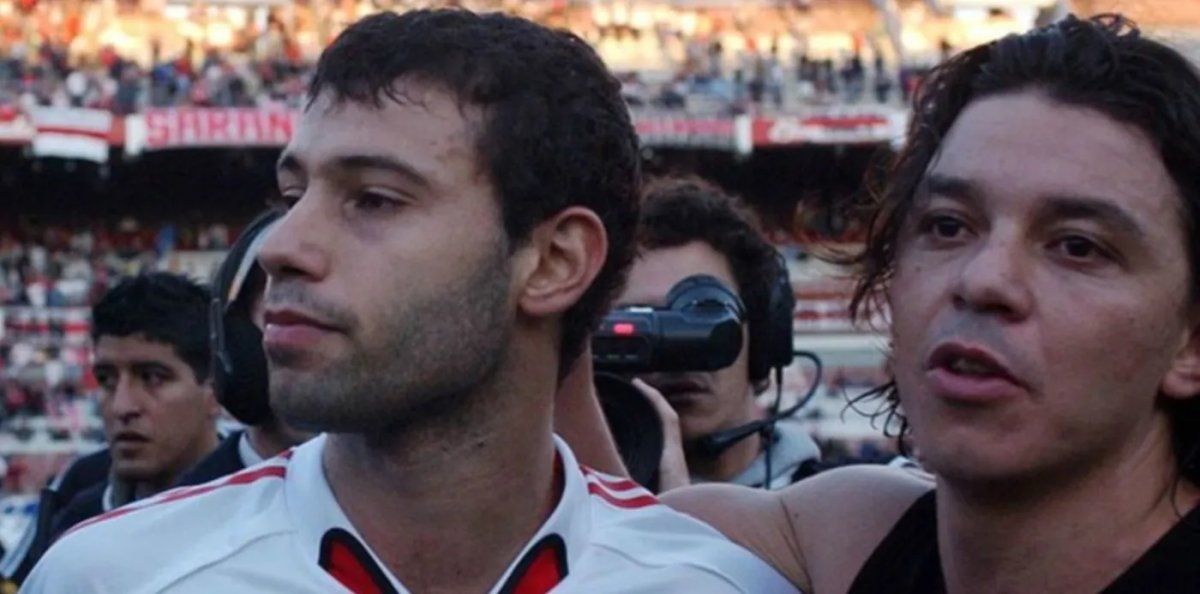 Javier Mascherano y una decisión vs Marcelo Gallardo