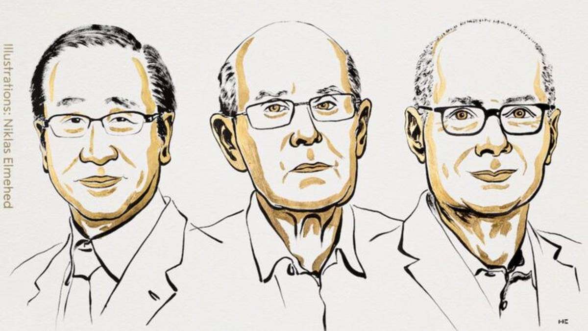 Los ganadores del Nobel de Química 2025. Los ganadores del Nobel de Química 2025.