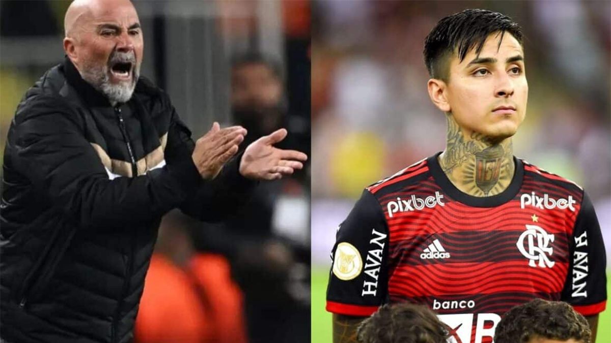 Jorge Sampaoli sufre la baja de Erik Pulgar por lesión y el Flamengo padece una caída en su rendimiento.