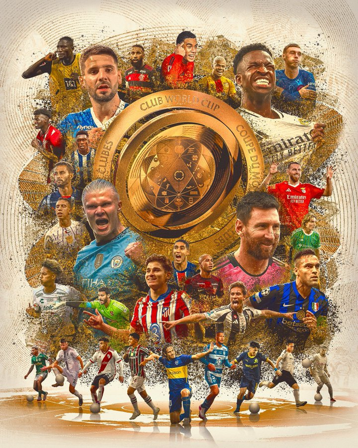 El afiche del Mundial de Clubes. El afiche del Mundial de Clubes.