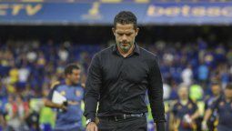 Fernando Gago, entrenador de Boca, ganó pero sigue sin ideas.
