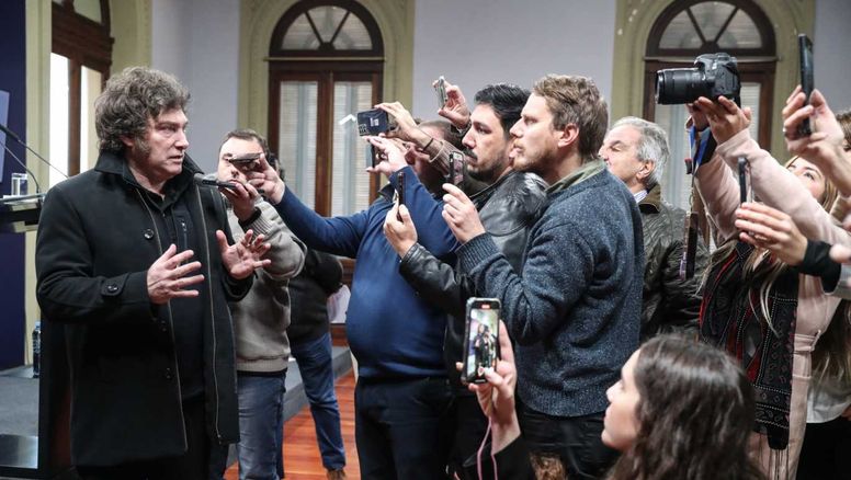 Javier Milei se lanzó contra Marcelo Bonelli, Fabián Doman y Agustín Laje