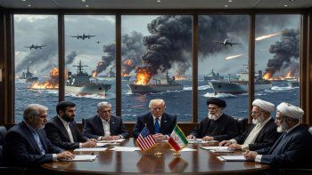 Extraoficialmente USA e Irán volvieron a la guerra: Ataques en Kuwait y Bahrein y Trump anuncia reunión en Qatar