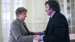 Javier Milei y Kristalina Georgieva. El FMI anticipa la necesidad de movilizar el empleo en Argentina.&nbsp;