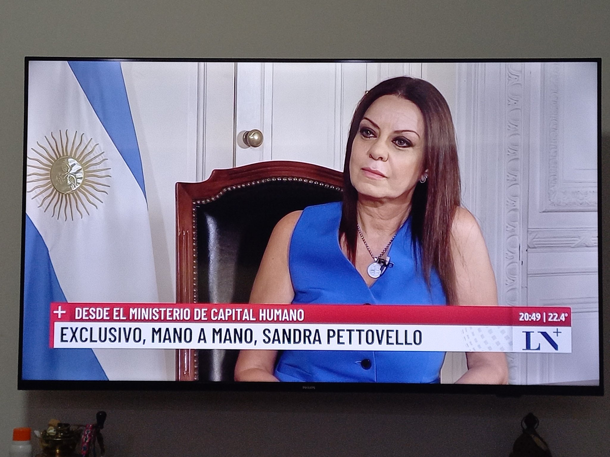 Sandra Pettovello, ministra de Capital Humano Sandra Pettovello, ministra de Capital Humano