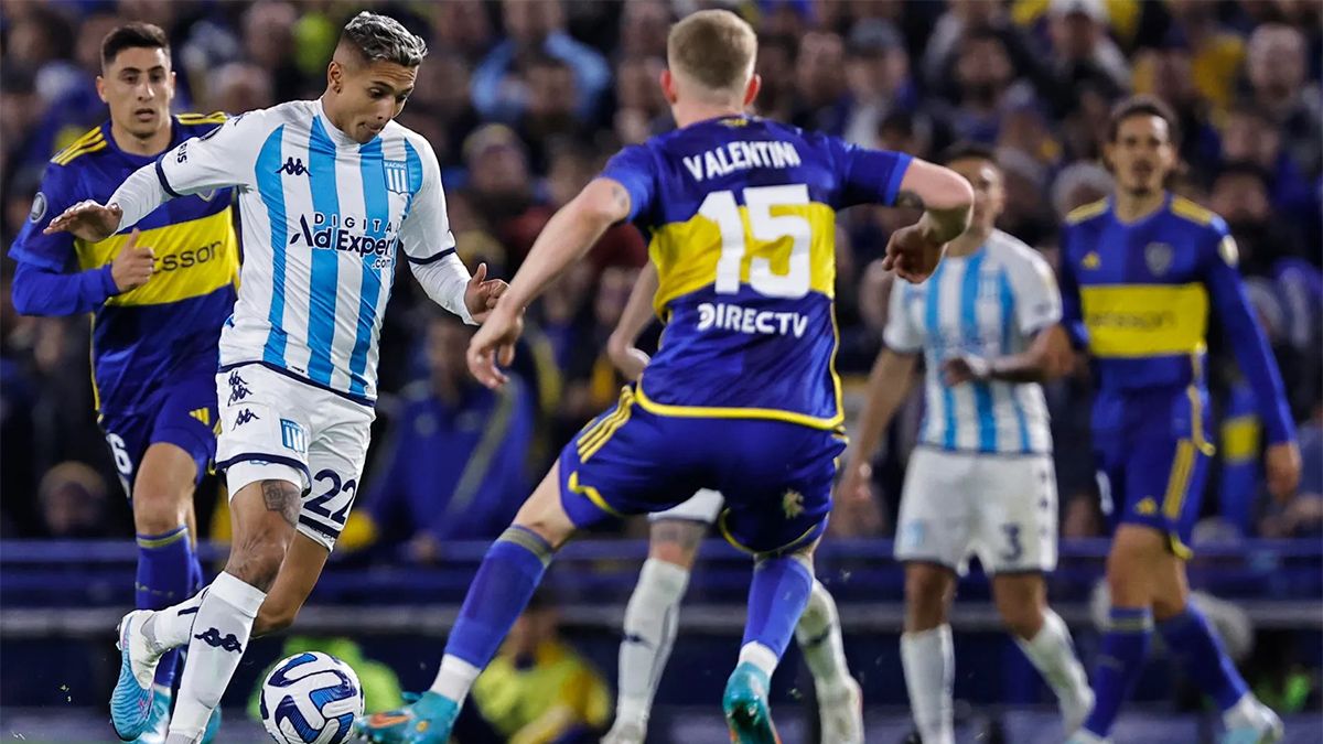 Agustín Almendra fue insultado por la hinchada xeneize durante el partido que Boca y Racing empataron 0-0 por la Copa Libertadores, lanzó un filoso posteo.