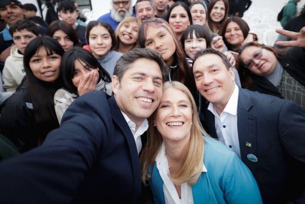 Axel Kicillof y Verónica Magario.