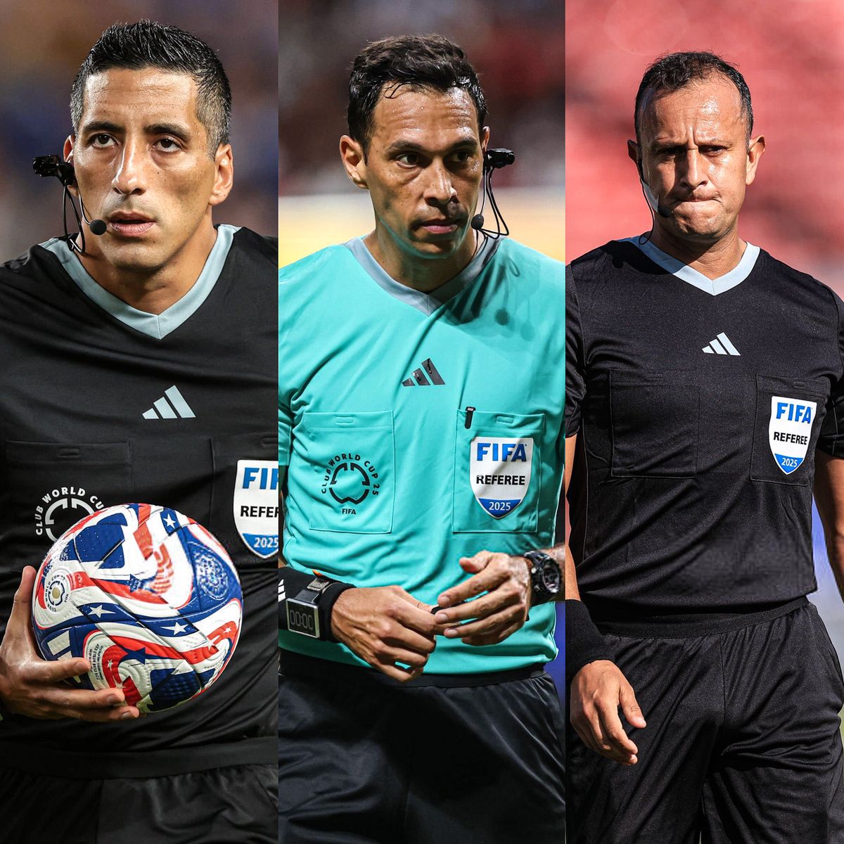 Yael Falcón Pérez, Facundo Tello y Darío Herrera los 3 arbitros argentinos que estarán en el Mundial 2026. Yael Falcón Pérez, Facundo Tello y Darío Herrera los 3 arbitros argentinos que estarán en el Mundial 2026. 