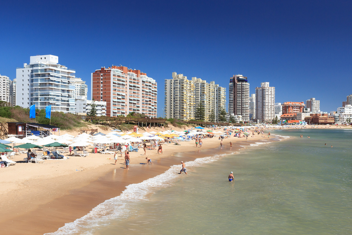 Las playas de Punta del Este, ideales para aprovechar en el verano.