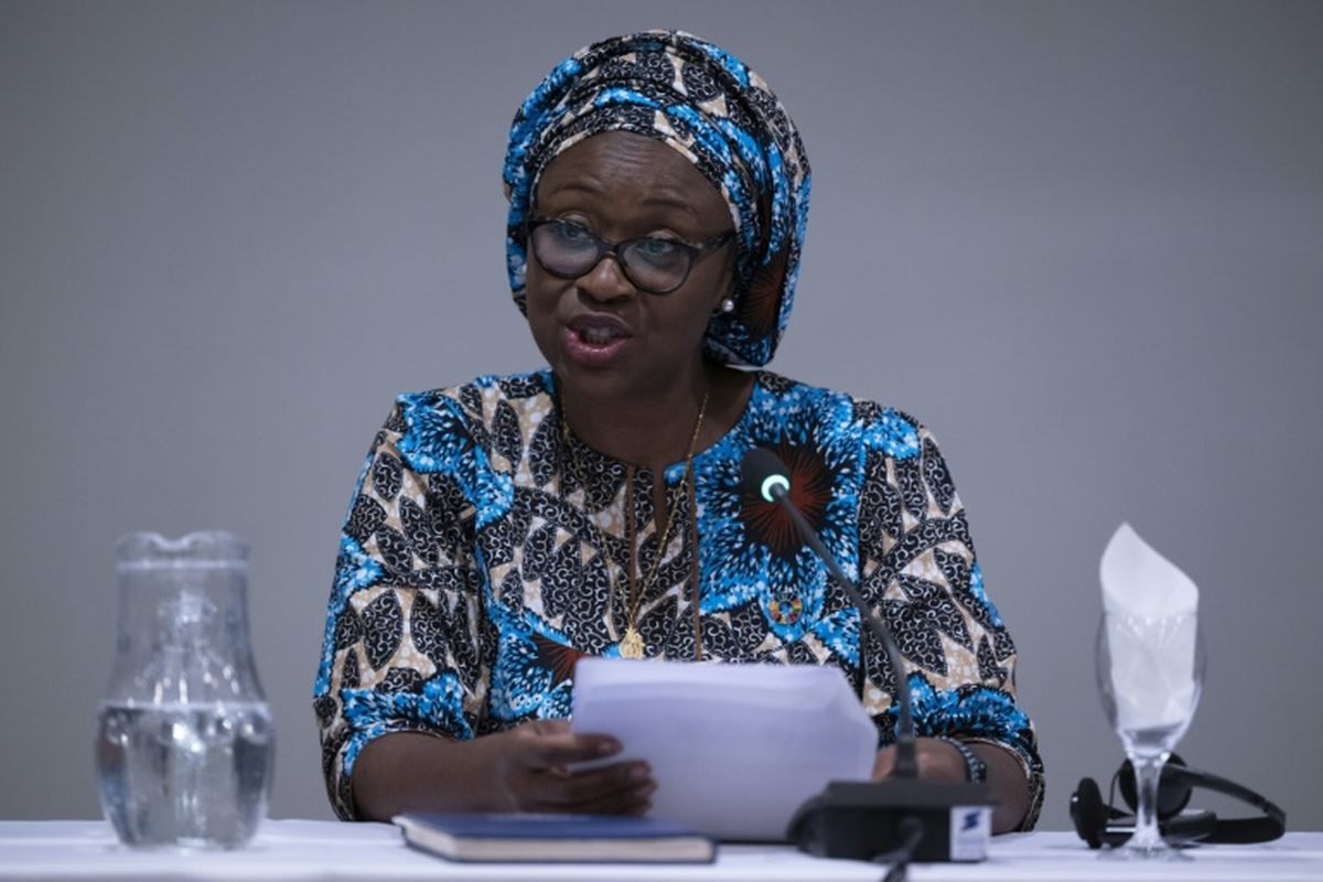 Mama Fatima Singhateh en la rueda de prensa del viernes (26/05/23) en Uruguay. Mama Fatima Singhateh en la rueda de prensa del viernes (26/05/23) en Uruguay.