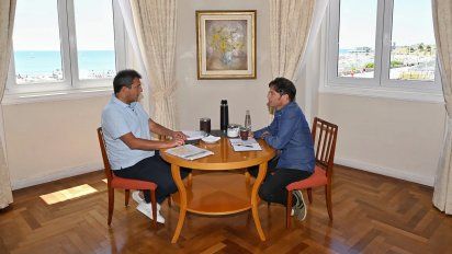 El diálogo de Sergio Massa y Axel Kicillof en Mar del Plata 