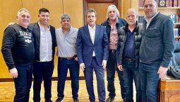 Sergio Massa recibió a Pablo Moyano y una reducida comitiva cegetista