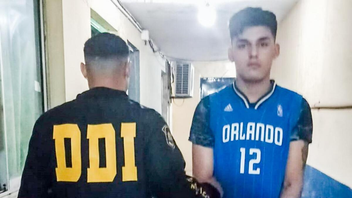 Lucianito, el detenido acusado de dispararle a Andrés Blaquier para robarle su moto.