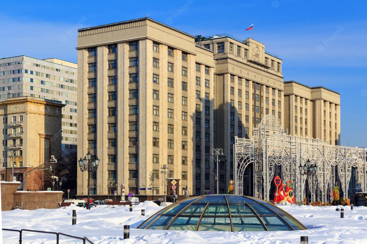 Duma Estatal, en Moscú.