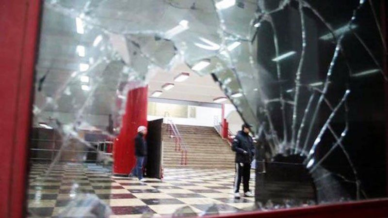 La confitería del estadio Monumental quedó destruida tras la pelea entre las dos facciones de la barra brava de River el martes 25/11/2014