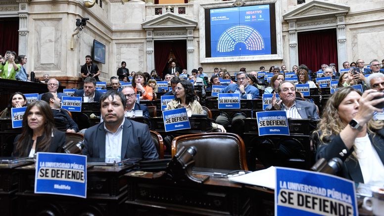 Milei tiene el control en Diputados y quedó firme el veto a las universidades