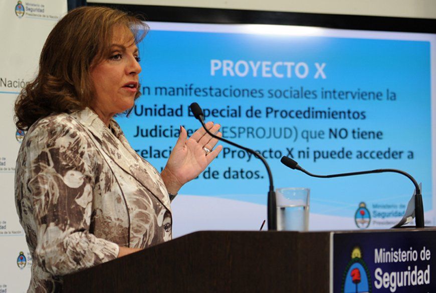 Nilda Garré es nuevamente cuestionada por el Proyecto X