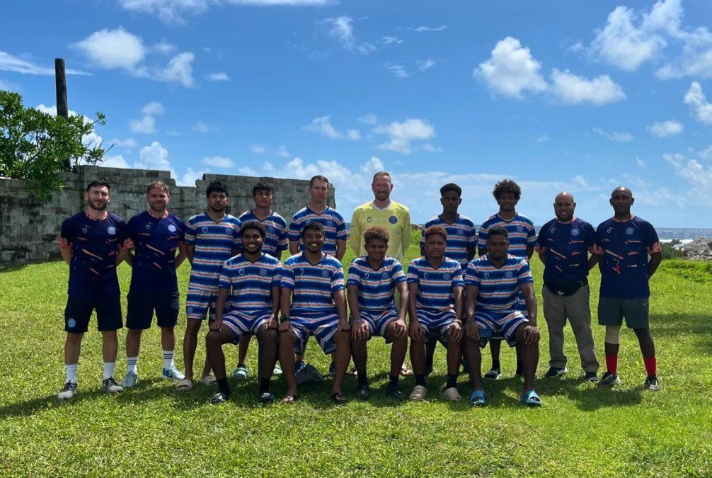 La Selección Nacional de Islas Marshall tuvo su debut oficial.