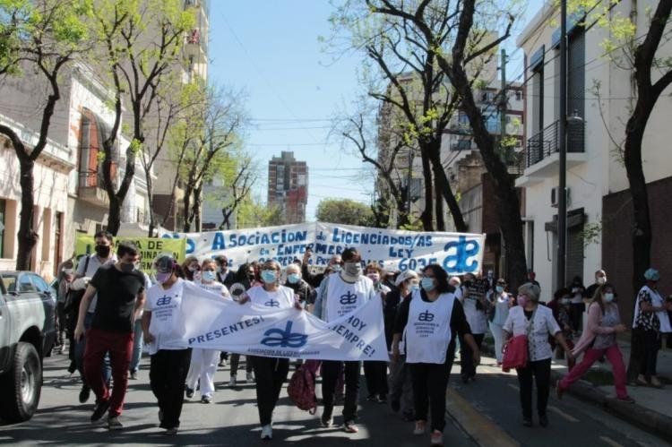 Los trabajadores de la Asociación de Licenciados en Enfermería (ALE)