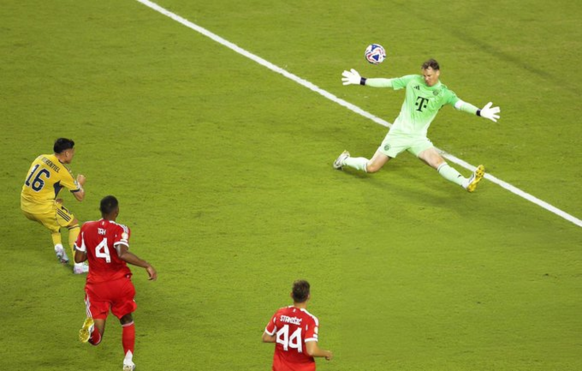 Miguel merentiel en el momento del empate parcial para Boca, que igual sigue vivo en el Mundial de Clubes. Miguel merentiel en el momento del empate parcial para Boca, que igual sigue vivo en el Mundial de Clubes.