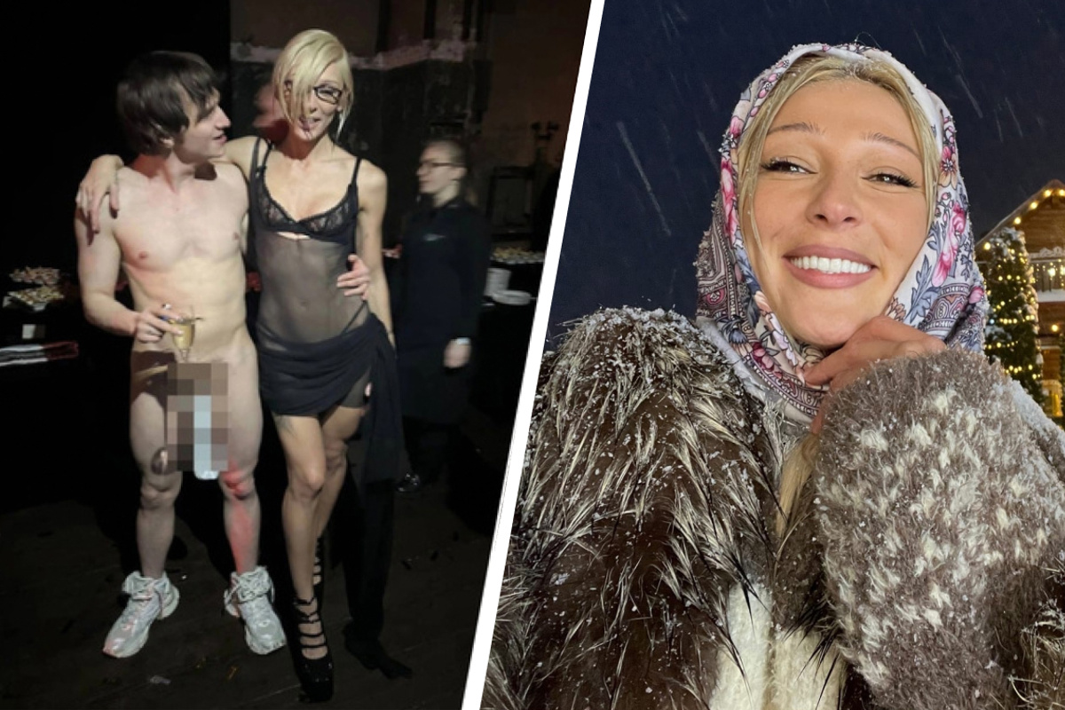 El rapero Nikolai Vasiliev -alias Vacio- con una media/calcetín en su pene en tal fiesta de la farándula rusa | Nastya Ivleeva, presentadora de TV El rapero Nikolai Vasiliev -alias Vacio- con una media/calcetín en su pene en tal fiesta de la farándula rusa | Nastya Ivleeva, presentadora de TV