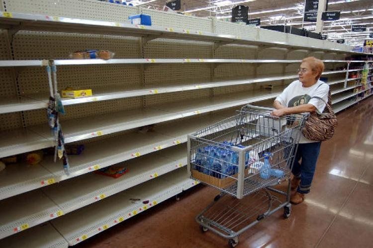 Las góndolas vacías son una constante en Venezuela