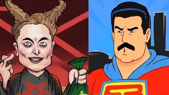 En un nuevo episodio de desvaríos megalómanos de Nicolás Maduro, el dictador protege Venezuela de un ciberataque del malvado Elon Musk en su serie animada. En un nuevo episodio de desvaríos megalómanos de Nicolás Maduro, el dictador protege Venezuela de un ciberataque del malvado Elon Musk en su serie animada.